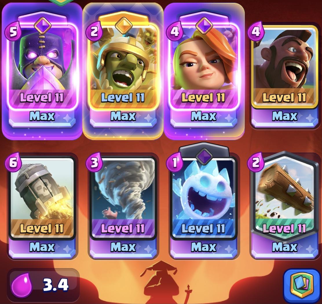 Hog Executioner Tornado deck in Clash Royale